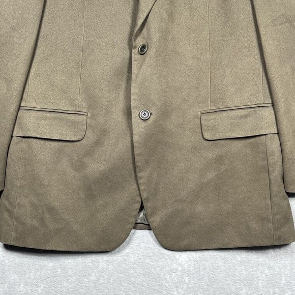 Andrew Fezza Blazer Mens Size 44R Brown Sport Coat Two Button Blazer Jacket - Picture 3 of 13